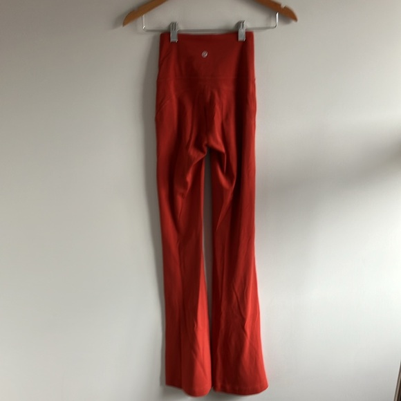 Lululemon Athletica groove super high rise flared pant nulu cayenne size 0 - Picture 6 of 9